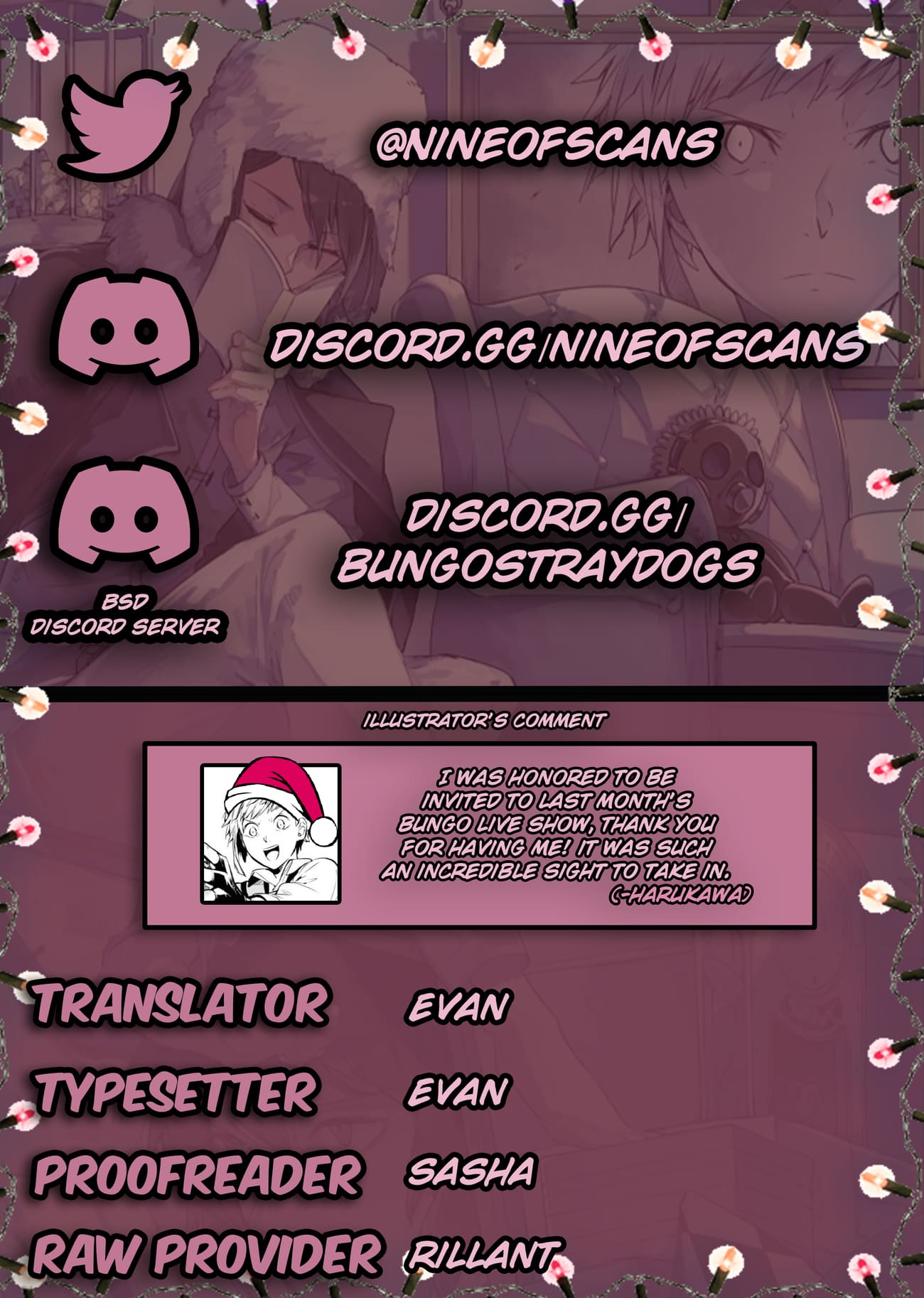 Bungou Stray Dogs, Chapter 111.5 image 01